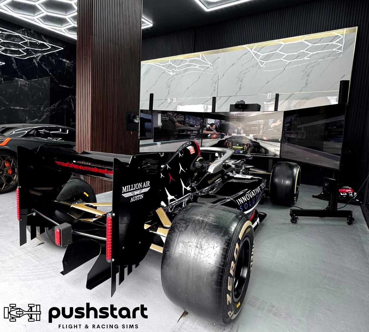Project Formula Simulator cockpit detail